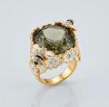 Abeille Royale Ring Green/Gray – French
